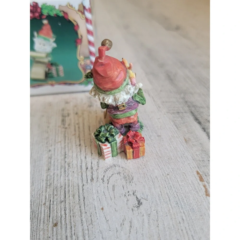 Enesco Shrimpkin North Pole Village vintage accessory Xmas elf Santa's helper